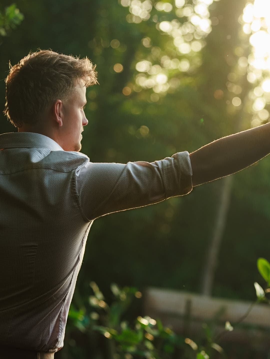 Jordy van Putten in golden hour